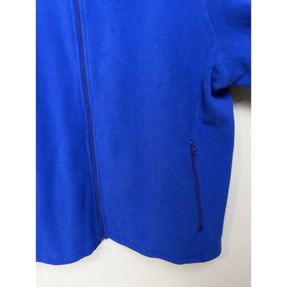 Lands End Men’s Blue Sz XXL Fleece Men’s Full Zip Jacket Zip Pockets - Picture 5 of 15